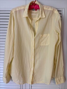 Grayson Hero Yellow Button-Up Shirt Size Medium